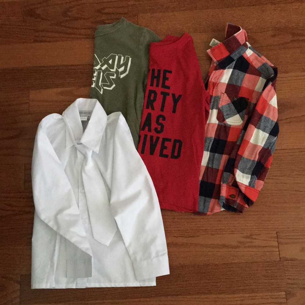 SOLD! Boy shirts 5/6, size 6 and 7